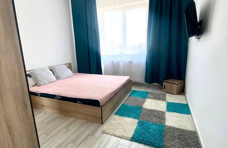 Alquiler de un acogedor apartamento de 1 habitación con cocina independiente y balcón, Chiajna, Bucarest, Rumanía